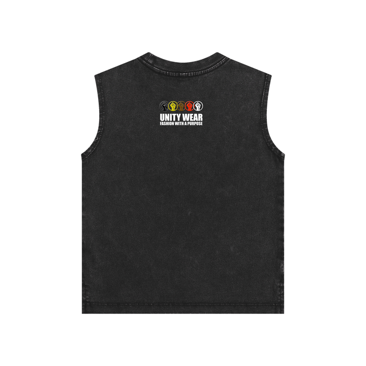 Unity Wear's Unisex Kids Snow Washed Tank Top