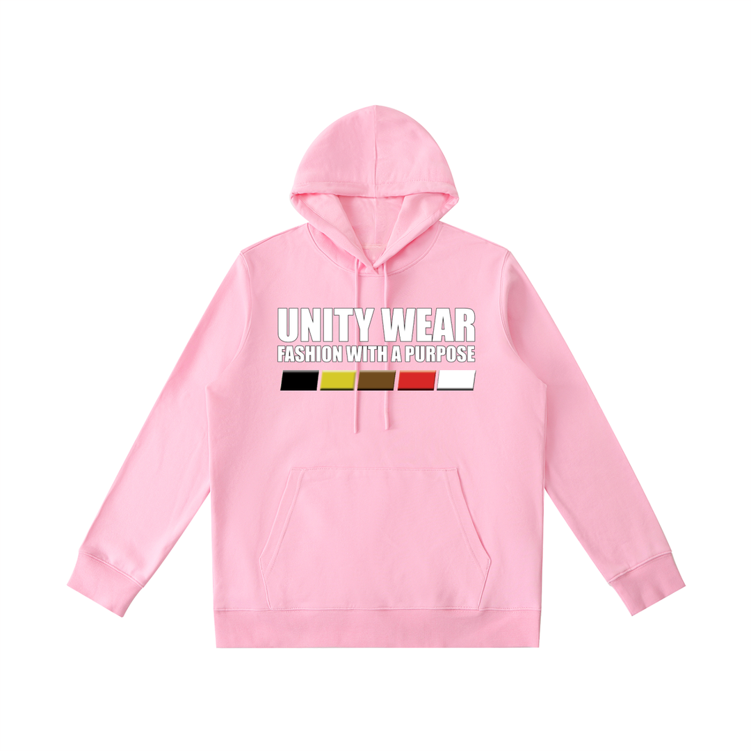 Unity Wear's FWP Full Stripe Back Essential Oversized Unisex Hoodie