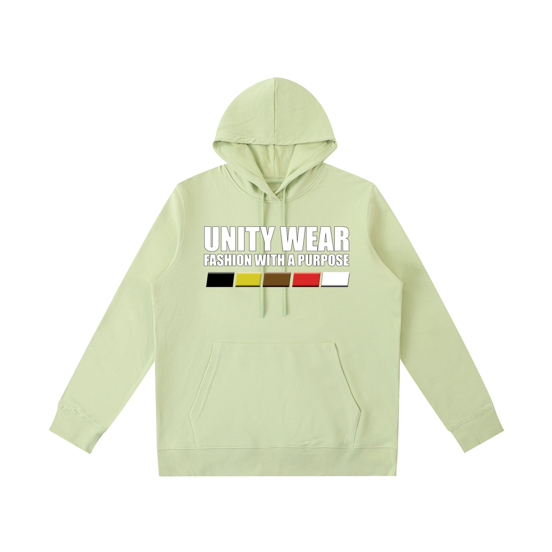 Unity Wear's FWP Full Stripe Back Essential Oversized Unisex Hoodie