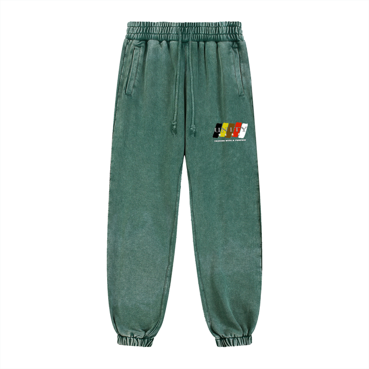 Unity Wear's Swash Snow Wash Heavyweight Jogged Sweatpants