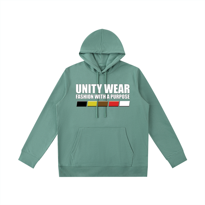 Unity Wear's FWP Full Stripe Back Essential Oversized Unisex Hoodie