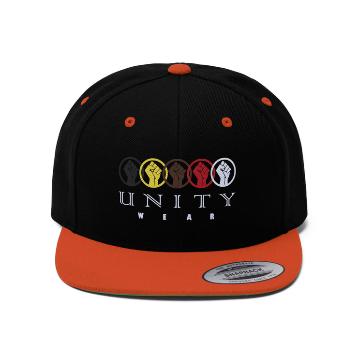 Unisex Unity Wear Black Flat Bill Hat