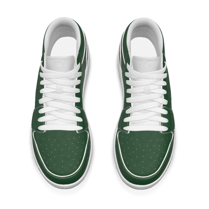 Old School All-Kelly Green Eagles Synthetic Leather Stitching Low-Top Shoes