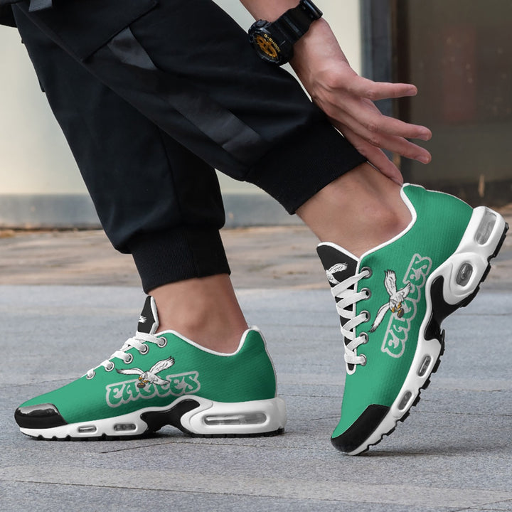 Eagles Kelly Green Men's / Unisex Air Cushion Sports Shoes with Black Tongue