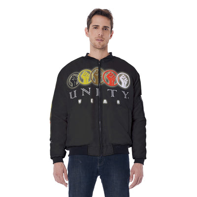 Unity Wear Men's New Full Print Back Bomber Jacket