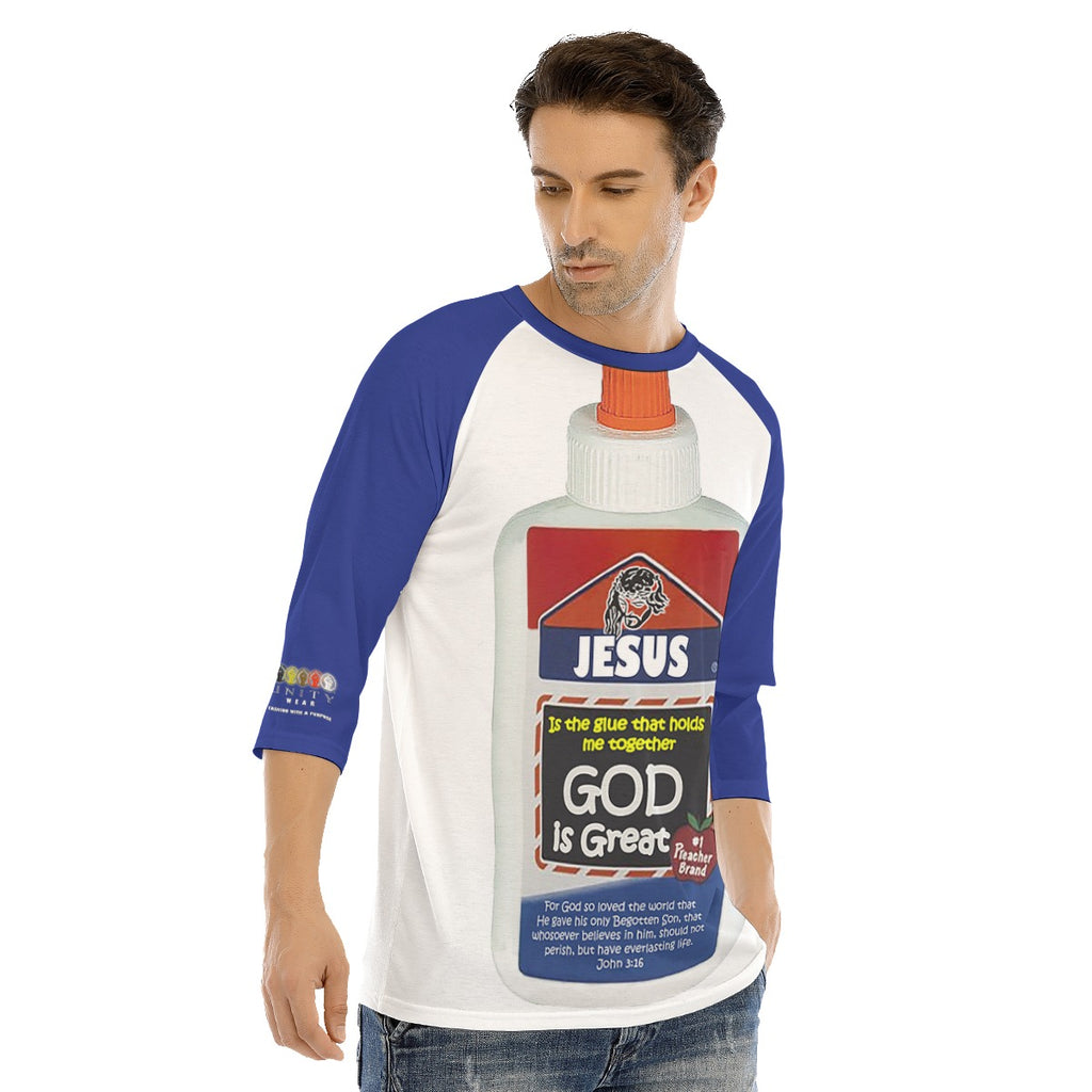 Jesus Christ is the Real Supreme Court 3/4 sleeve raglan shirt –  PureDesignTees