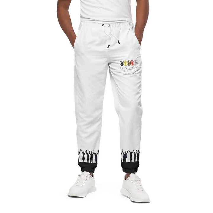 Unity Wear White Print Unisex Pants | 310GSM Cotton