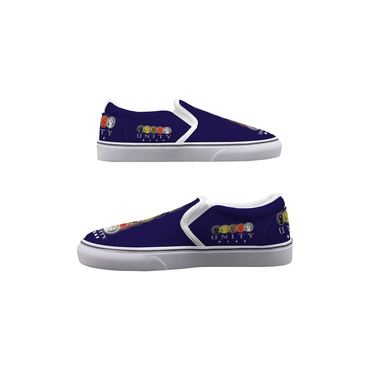 Unity Wear Blue Men's Skippies Slide-Ons Sneakers