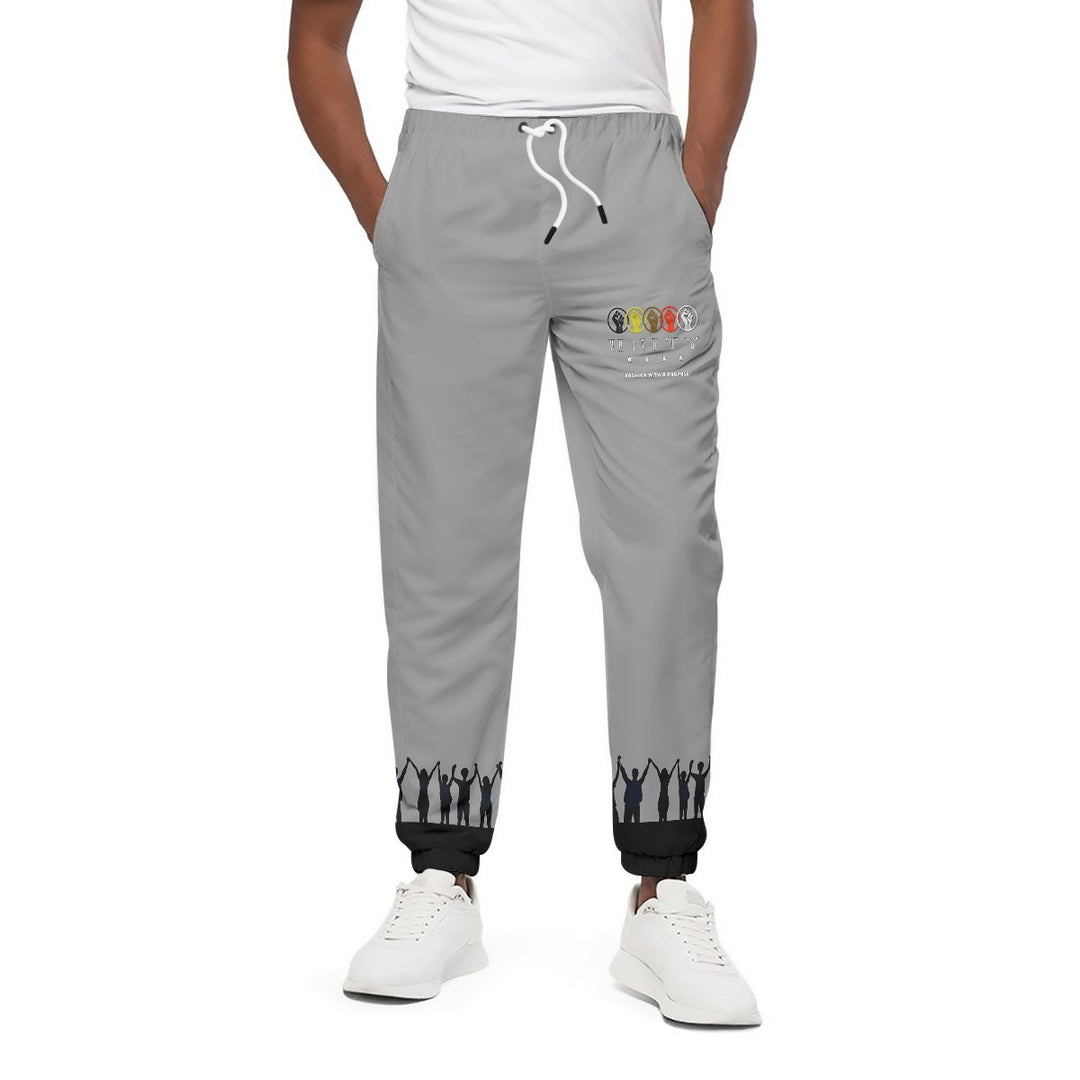 All-Over Unity Wear Shared Grey Print Unisex Pants | 310GSM Cotton