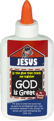 Jesus Is The Glue Classic Unisex Crewneck T-shirt