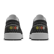 Unity Wear Men's Full-Black Unity 1's Low-Top Leather Stitching Shoes