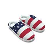 Unity Wear Men's USA Flag Plush Slippers