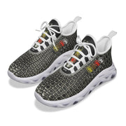Unity Wear's Black Gator Men's Light Sports Shoes