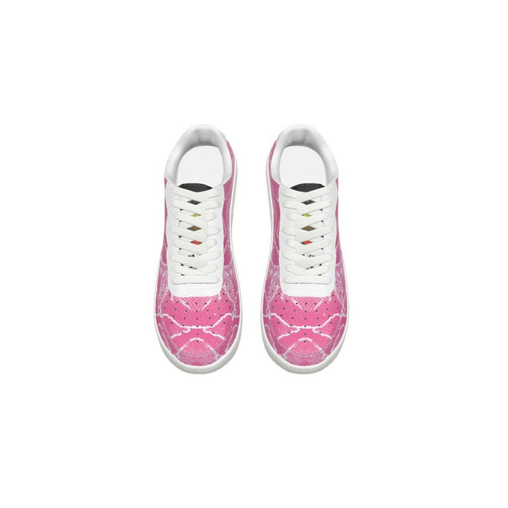 Unity 1's Pink Boa with White Heel Women's Shoes