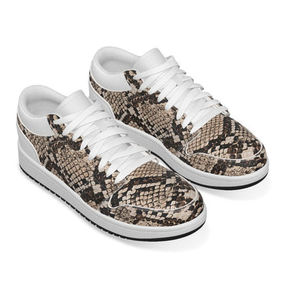 Unity Wear Men's Brown Boa Low Top Leather Stitching with White Heel Shoes