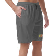 Unity Wear Charcoal Grey Lower-Left Print Men's Short Pants
