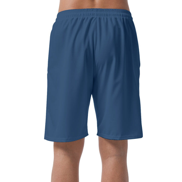Unity Wear Navy Blue Vertical Print Men's Short Pants