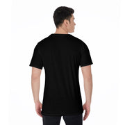 Unity Wear Horizontal Yellow Front with Black Back and Short Sleeve Print Men's O-Neck T-Shirt