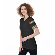 Unity Wear Subtle Women's All Black O-Neck T-Shirt