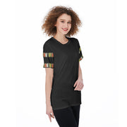 Unity Wear Subtle Women's All Black O-Neck T-Shirt