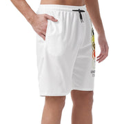 Unity Wear White Vertical Print Men's Short Pants
