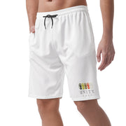 Unity Wear White Lower-Left Print Men's Short Pants