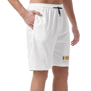 Unity Wear White Lower-Left Print Men's Short Pants