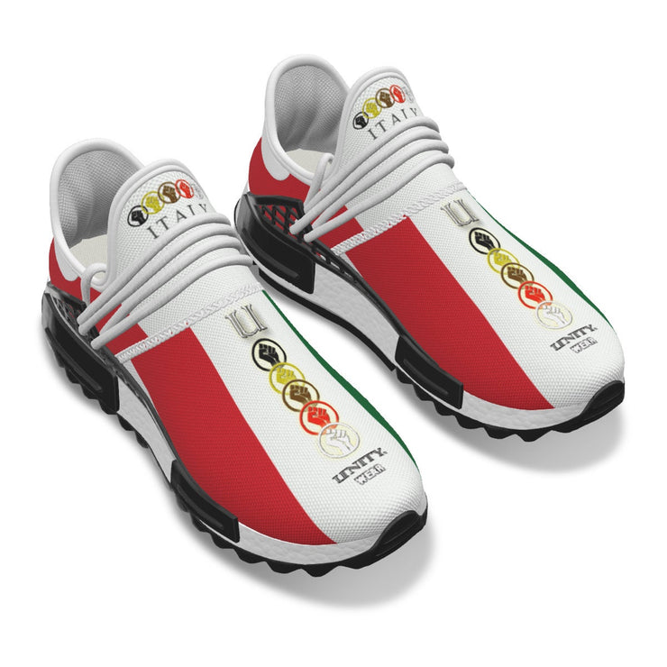 Unity Wear Team Italy All-Over Print Men's Mesh Sneakers