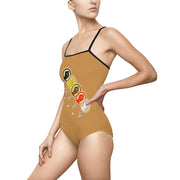 Unity Wear Women's Light-Brown One-Piece Swimsuit