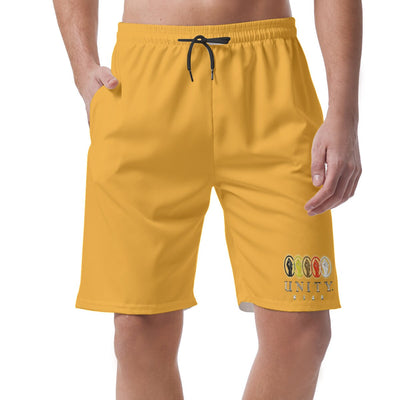 Unity Wear Gold Lower-Left Print Men's Short Pants