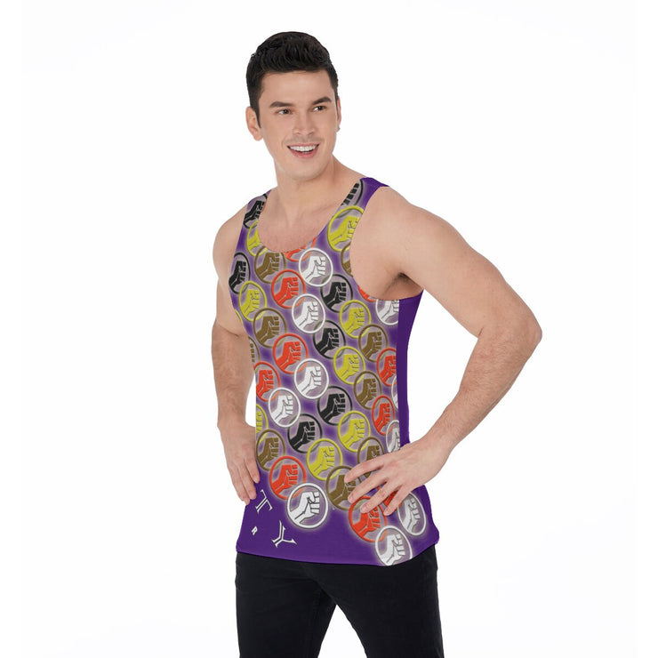Unity Wear Dom Prett Purple All-Over Print Men' Tank Top