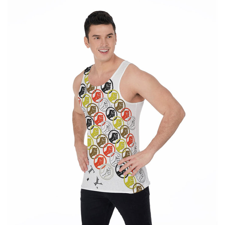 Unity Wear White All-Over Print Men's Tank Top