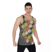 Unity Wear Tommy Grey All-Over Print Men's Tank Top