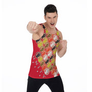 Unity Wear Antionette Robbin Red All-Over Print Men's Tank Top
