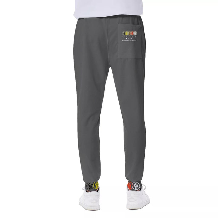 Unity Wear Vertical Print Charcoal Grey Sports Pants