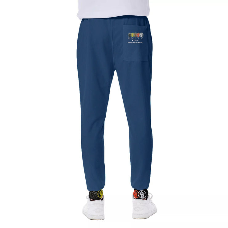 Unity Wear Horizonal Print Blue Sports Pants