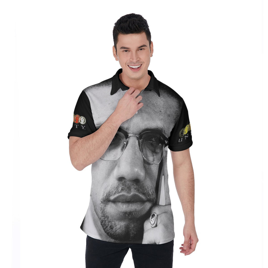 Unity Wear Malcom X All-Over Print Men's Polo Shirt