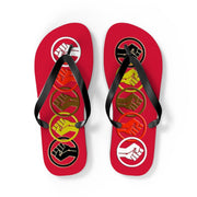 Unity Wear Women's Red Flip Flops