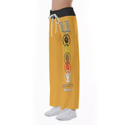 Unity Wear Gold Women's High-Waisted Straight-Leg Trousers