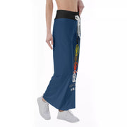 Unity Wear Blue Women's High-waisted Straight-leg Trousers