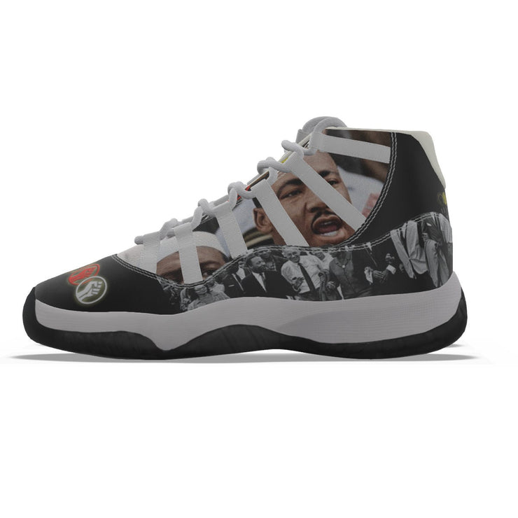 Unity Wear MLK's Men's Black High Top Basketball Shoes
