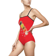 Unity Wear Women's Red One-Piece Swimsuit