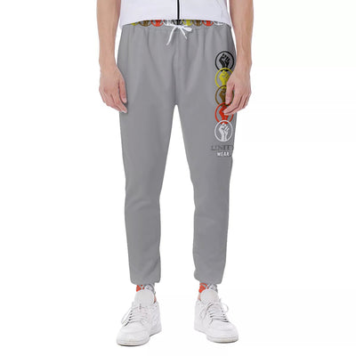 Unity Wear Vertical Print Grey Sports Pants