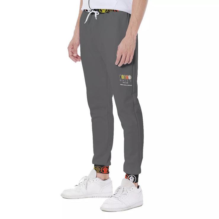 Unity Wear Horizonal Print Charcoal Grey Sports Pants