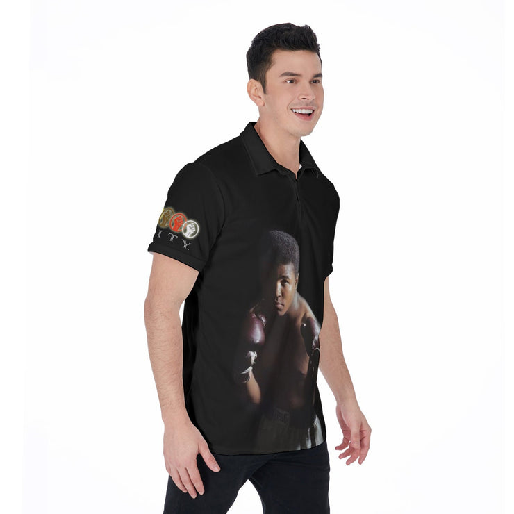 Unity Wear Ali Put'em Up Print Men's Polo Shirt