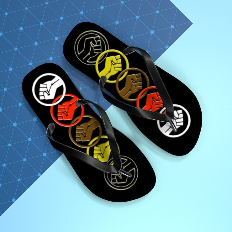 Unity Wear Women's Black Flip Flops
