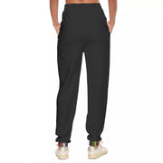 Unity Wear Vertical Print Black Women's Casual Pants