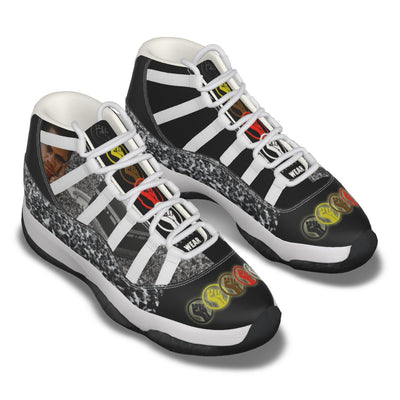 Unity Wear X's Black High Top Basketball Shoes