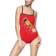 Unity Wear Women's Red One-Piece Swimsuit