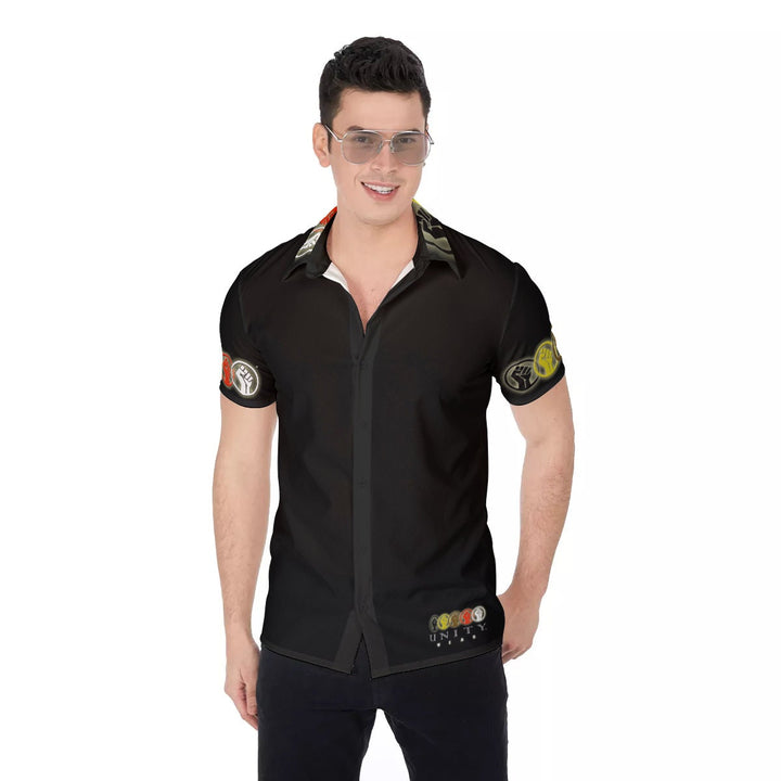Unity Wear Black Button-Up Dress Shirt